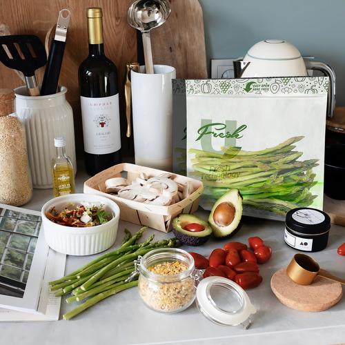 Bolsa Resellable Reutilizable Grande Conserva Fruta Verdura