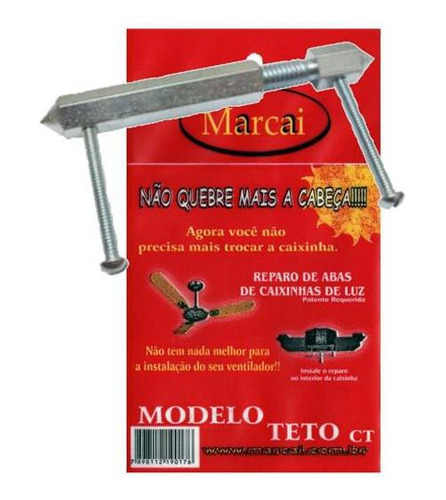 Kit 3 Reparo De Abas Para Caixa De Teto Marcai