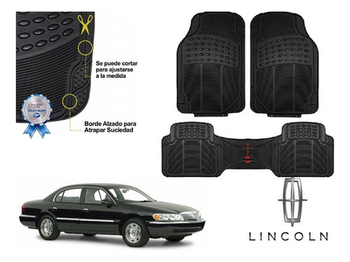 Tapetes 3pz Uso Rudo Lincoln Continental 1997