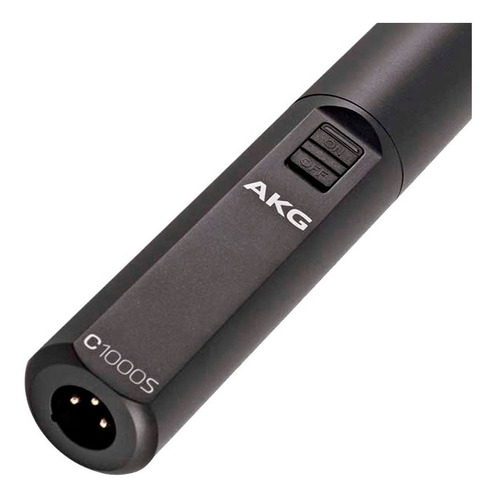 Microfone Akg C1000 S Condensador Cardioide Cor Black Black