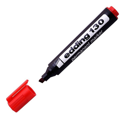 Marcador Edding 130 Rojo