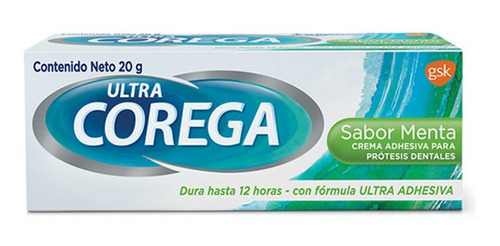 Corega Ultra Crema Adhesiva Prótesis Dental Sab. Menta X20g