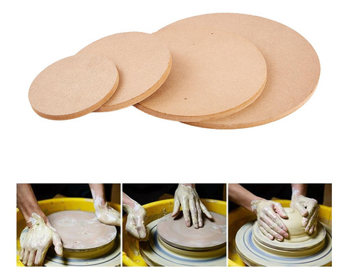 4 Peças De Roda De Oleiro, Morcegos, Painel Duro,