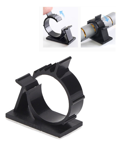 100 Clips Para Cables De Alambre, Soporte De Amarre Adhesivo