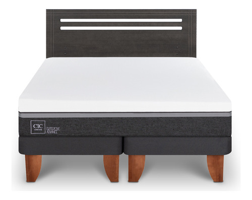 Cama Europea Gris