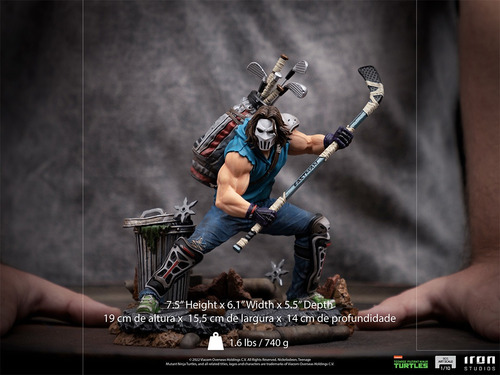 Casey Jones - Tmnt - Bds Art Scale 1/10 - Iron Studios