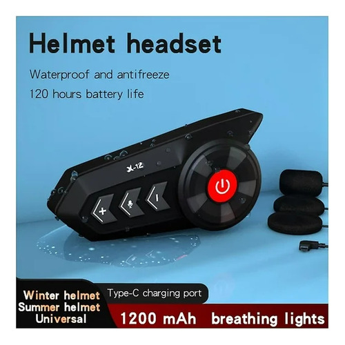 Audifonos Manos Libres Para Casco Motocicleta Bluetooth