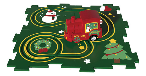 Puzzle Tracks Set Track Toy Un Rompecabezas De 4 Piezas