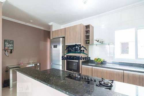 Cobertura Com 3 Dormitórios À Venda, 140 M² Por R$ 580.000,00 - Vila Marina - Santo André/sp - Co0657
