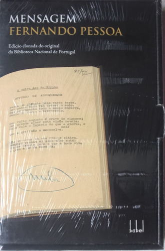 Livro Mensagem Fernando Pessoa - Edição Clonada Do Original