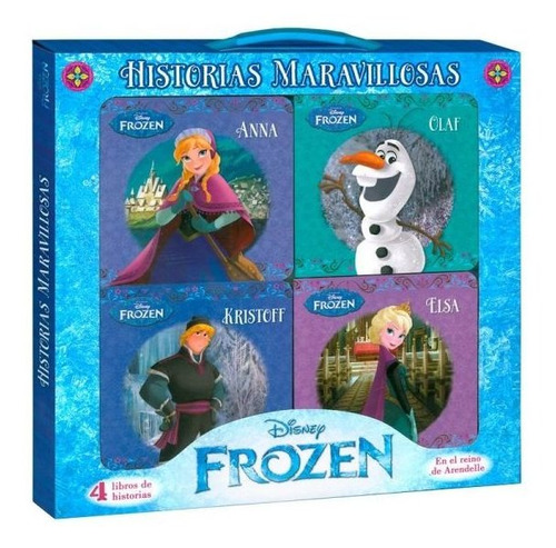 Disney Frozen Historias Maravillosas 4 Libros / Lexus