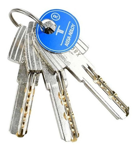 Cerradura Manija Embutir Tesa Lazio 85218 Recámara Color Acero Inoxidable