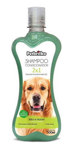 Shampoo 2 En 1- 500ml Petbrill Perro, Gato