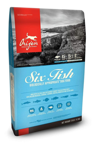 Alimento Super Premium Orijen Six Fish 11.3kg Envio Gratis 