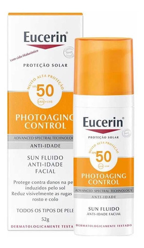Eucerin Photoaging Control Protetor Solar Fps 50 50ml