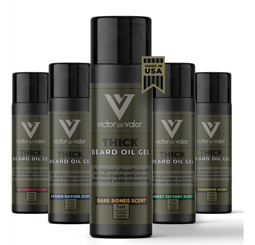 Victor And Valor - Gel De Aceite Grueso Para Barba - Formula