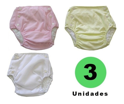 Bebê Fralda Enxuta Reutilizável Calça Plástica Ecológica