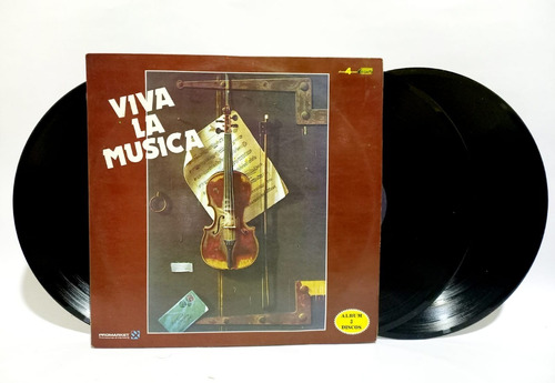 Disco Lp X 3  Viva La Musica / Compilado