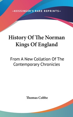 Libro History Of The Norman Kings Of England: From A New ...