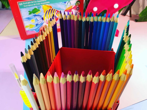 Imagen 6 de 10 de 60 Lápices Acuarelables Faber Castell Gratis Pincel