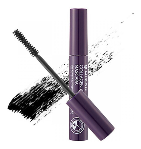 Mascara De Pestañas 4d Colágeno Waterproof Mizon Coreana