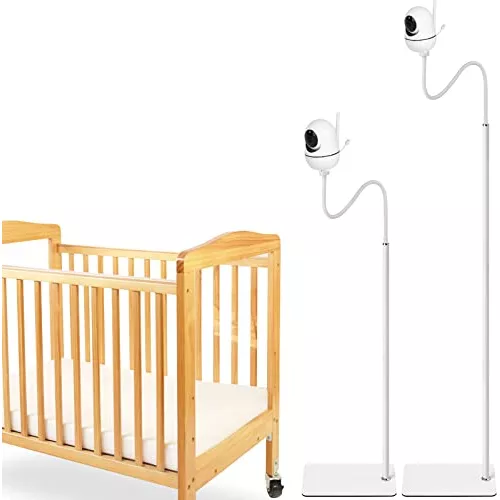  Soporte universal para monitor de bebé, soporte para cámara de  bebé infantil, estante para monitor de bebé, soporte para cámara de bebé  con correas seguras para la mayoría de monitores de