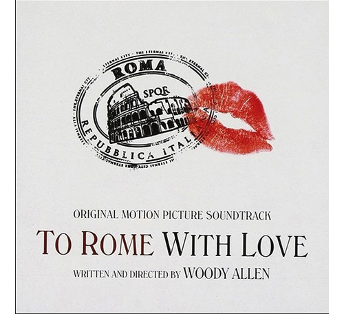 Woody Allen To Rome With Love / A Roma Con Amor Cd Bso Imp 