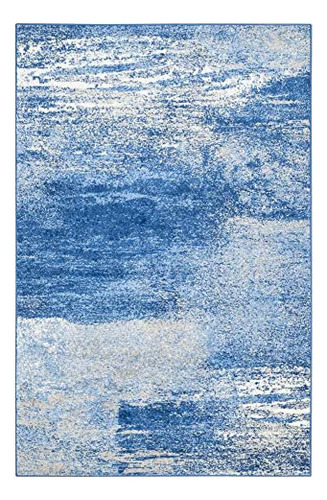 Safavieh Adirondack Colección 3' X 5' Plata / Azul Xbz6n