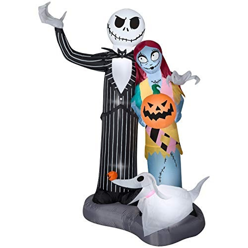 Pesadilla Inflable De Halloween Jack Skellington Antes De La