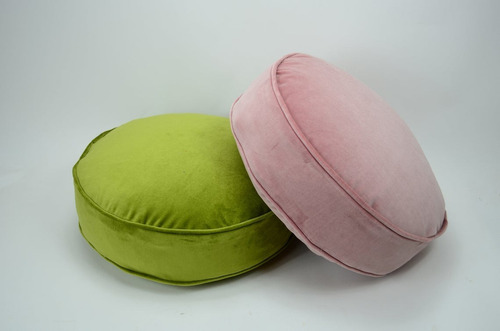 Imagen 4 de 10 de Puff Almohadón De Piso, Dm 60cm X 20cm, Funda Desmontable.