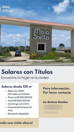 Solares Economicos En Santo Domingo Norte.