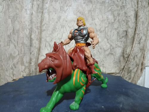 Heman Y Battlecat Completo Vintage (motu) (Usado)