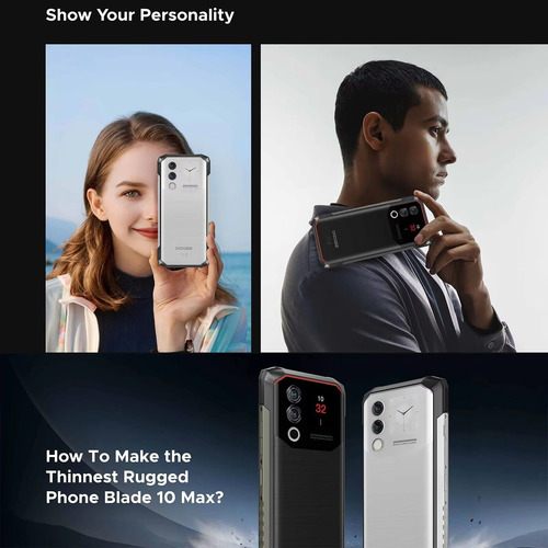 Doogee Blade 10 Max 8gb + 12gb = 20gb 256gb Dual Sim Duos