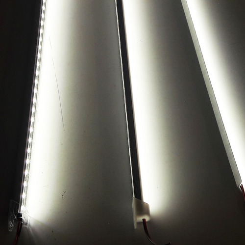 Led 5730 Branco Capa Transparen Ponteira Kit 4 Barra De Led