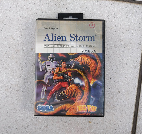  Caixa Vazia Alien Storm Tectoy - Master System Sega 