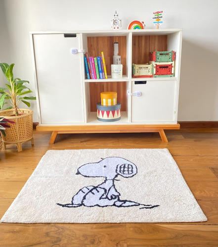 Alfombra Infantil Decorativa 80x100 Cm Modelo Snoopy