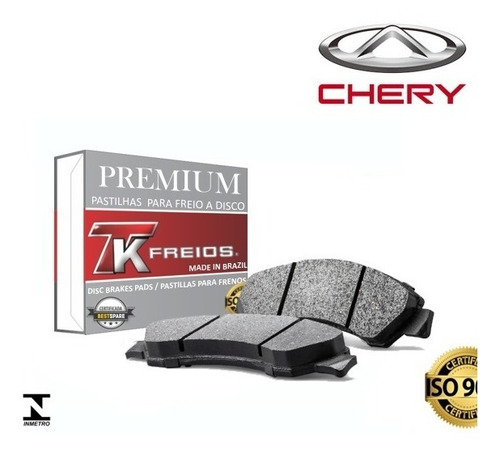 Imagem 1 de 3 de Pastilha De Freio Dianteira Chery Celer 1.5 16v 2013 Diante