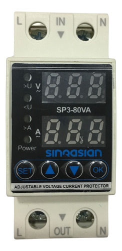 Protector De Voltaje Programable Sinqasian 220v 63a