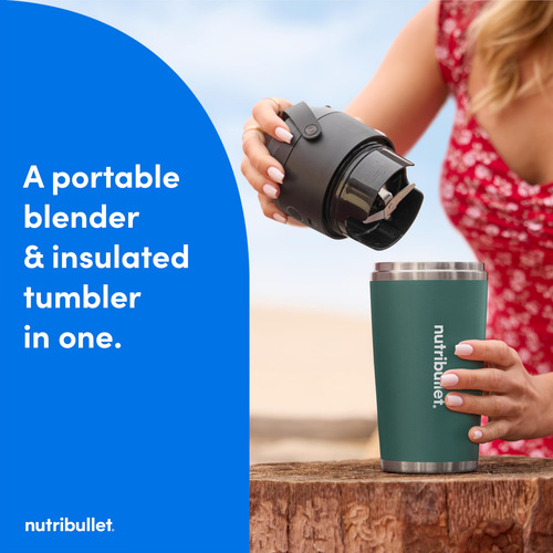 Licuadora Portátil Nutribullet Flip Con Vaso Aislante 350 Ml