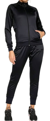 Conjunto Agasalho Feminino Fila Basic Sports Preto - F12at00