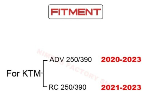 Slip On Ktm Rc / Duke / Adv 390 Año 2020 - 2022