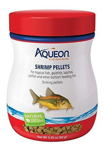 Aqueon Camarón De Alimentos Pellets, ******* Onzas.