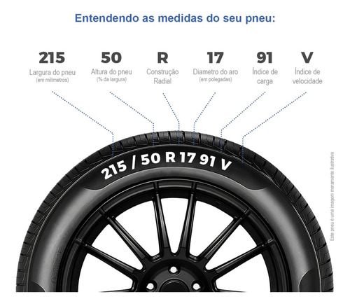 Kit 2 Pneu Aro17 215/50 91v Cinturato P7 (p7c2) K1 Pirelli