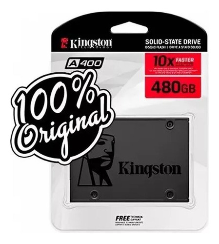 Disco Duro Solido 480gb Ssd Kingston A400 Sata 6gb/s, 2.5