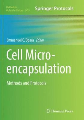 Libro Cell Microencapsulation - Emmanuel C. Opara