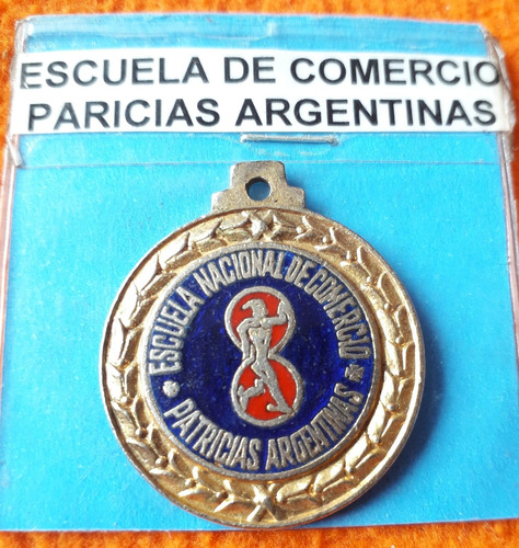 Medalla Escuela De Nacional De Comercio Patricias Argentinas