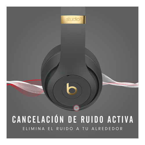 Imagen 2 de 6 de Auriculares Beats Studio³ Wireless - Shadow gray