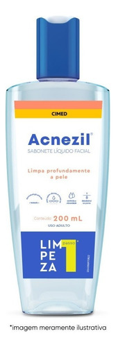 Acnezil Sabonete Liquido Facial Contra Cravos E Espinhas