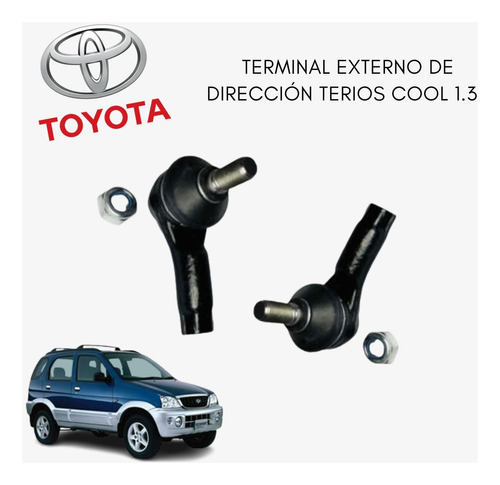 Terminal Direccion Toyota Terios Cool 1.3 02 03 04 05 06 07