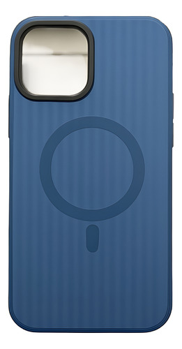 Funda Magnética Para Iphone 13 15 16 Pro Max Mate Reforzada Azul Iphone 13